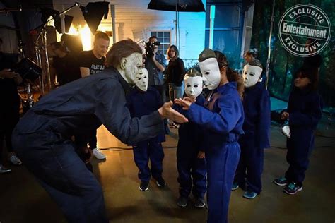 Go behind the scenes of EW's 'Halloween' cover shoot | Michael myers ...