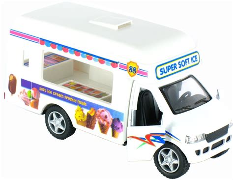 Pullback Action Ice Cream Vending Truck by KinsFun 5" Long - Walmart.com