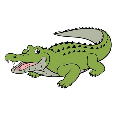 How To Draw A Crocodile Easy at Drawing Tutorials