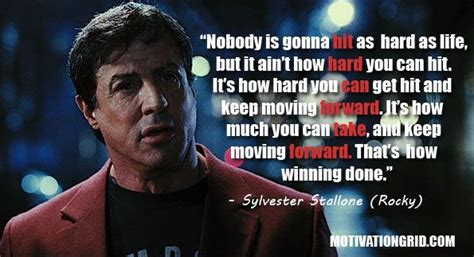 Sylvester Stallone From Rocky Quotes. QuotesGram in 2022 | Movie quotes ...