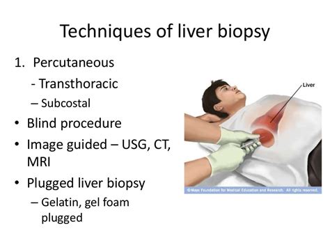 After Liver Biopsy Position