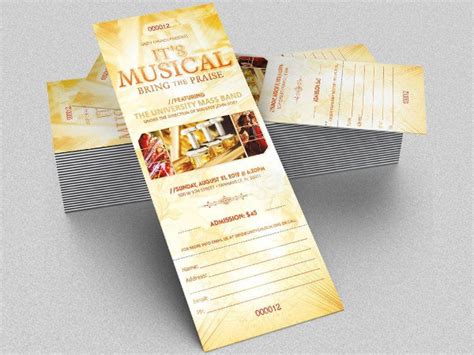 Gospel Concert Ticket - 10+ Examples, Word, Pages, How to Design