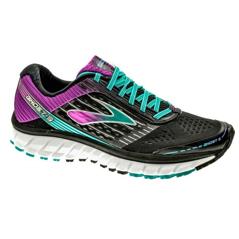 Ghost 9 Womens B STANDARD WIDTH Road Running Shoes Black/Purple at ...