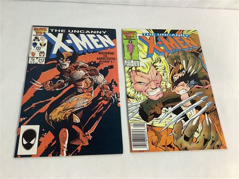 Uncanny X-Men #212 & #213 Wolverine vs. Sabretooth! | eBay