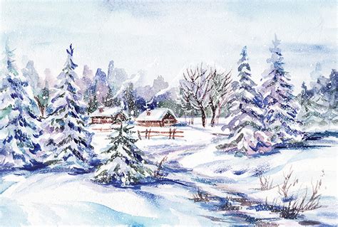 Painting Something from Nothing – The Winter Landscape in Watercolor ...