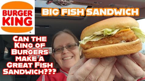 Burger King BIG FISH SANDWICH Review. Does Burger King have a Great ...