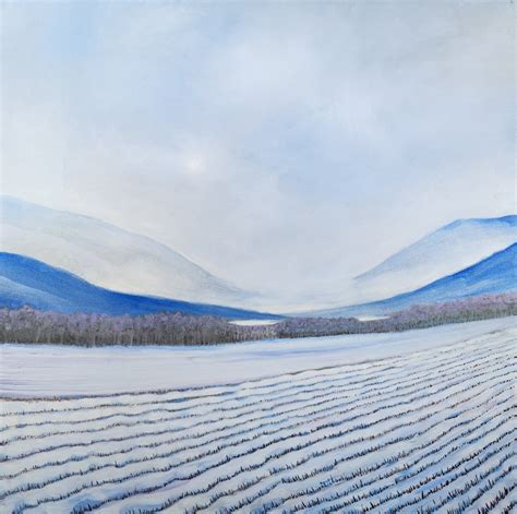 Snowy Field Painting or Print – Harold Roth, Artist