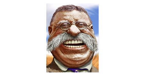 Caricature of Theodore Roosevelt Postcard | Zazzle.com