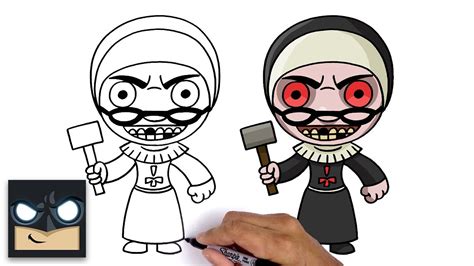 How To Draw Evil Nun - Cartooning Club