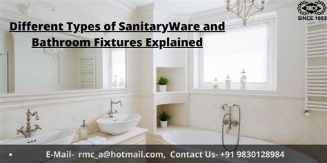 Different types of sanitary ware and bathroom fixtures explained by Rm ...