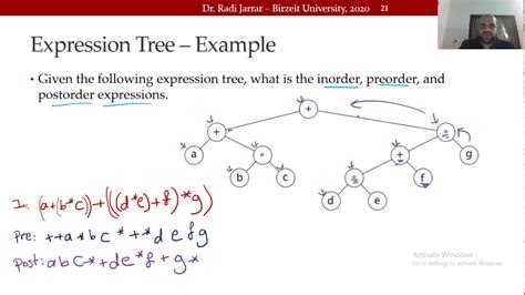 COMP2321 - Trees 4 - Expression Trees. Dr. Radi Jarrar - YouTube