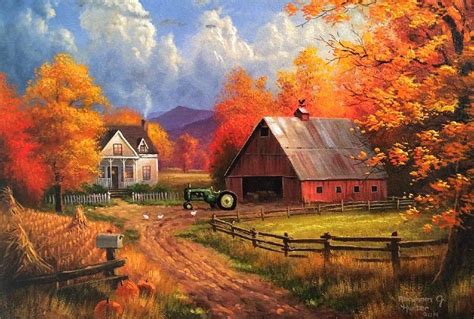 Fall Farm Scenery