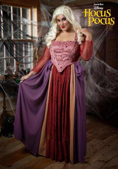 Hocus Pocus Sarah Sanderson Plus Size Women's Costume - 44% off!