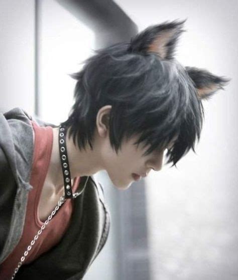 Anime Guy with cat ears and tail. Description from pinterest.com. I ...