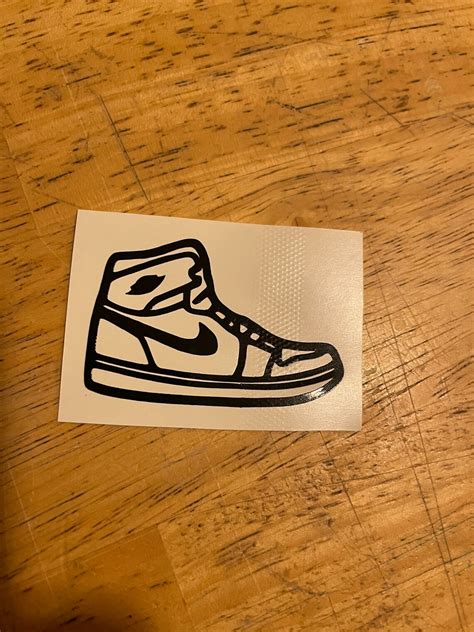 Jordan 1 Decal Sticker - Etsy