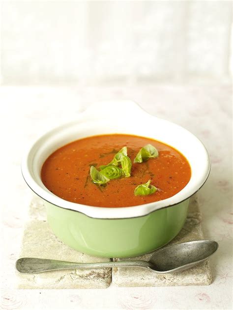 Tomato soup & basil | Vegetables recipes | Jamie Oliver recipes