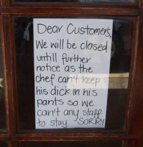 Hilarious Closed Signs (12 pics)