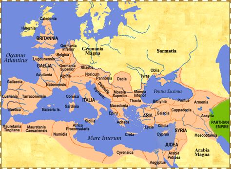 Map Of The World During Roman Empire - Corrie Christina