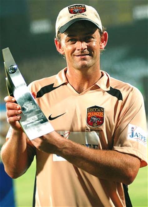 Cricket Dawn | Deccan Chargers Captain Adam Gilchrist With IPL 2009 Trophy