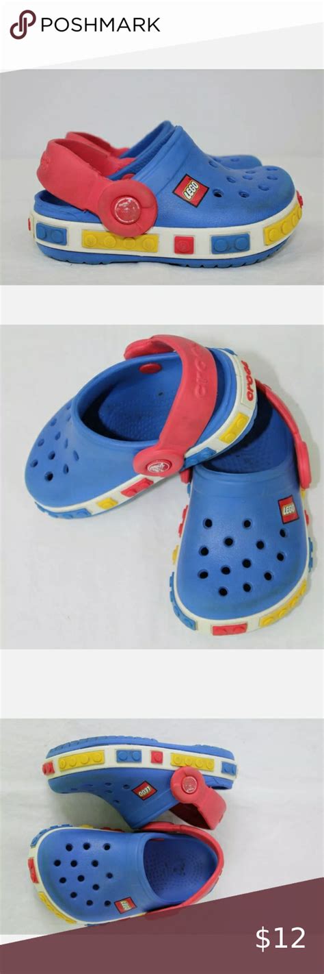 Toddler Kids Lego Crocs Clog Shoes Size 4/5 | Clogs shoes, Lego for ...