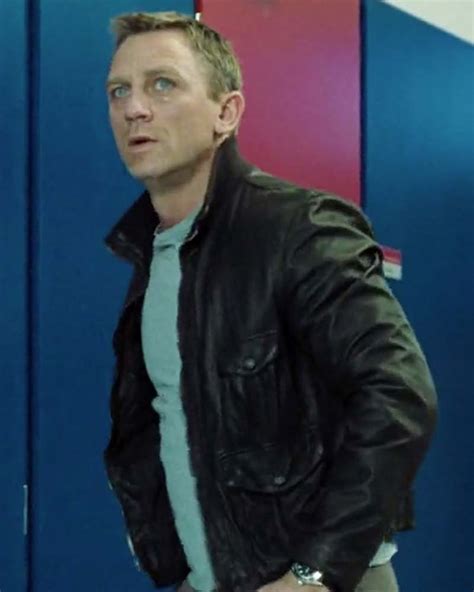 Casino Royale James Bond Jacket | Daniel Craig Brown Leather Jacket