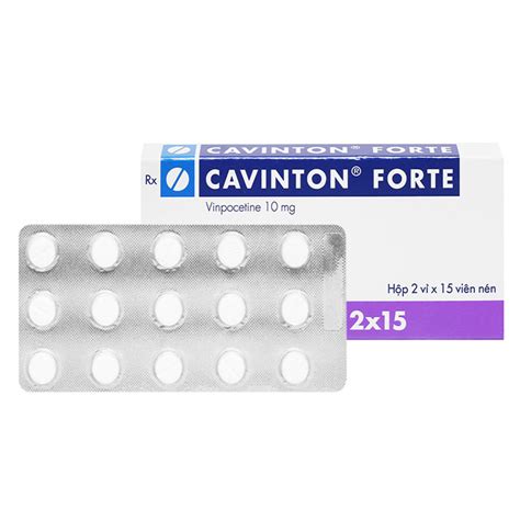 Cavinton Forte 10mg điều trị rối loạn tuần hoàn máu não