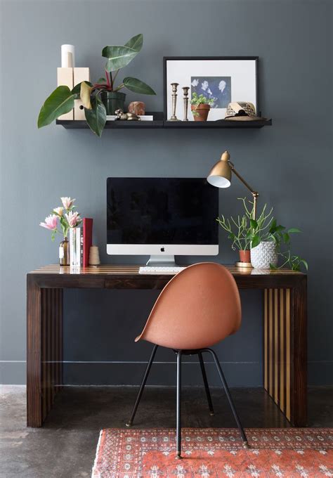 A Moody Home Makeover for Any Space | Home office design, Office ...