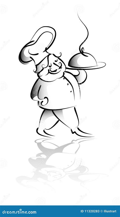 Chef Hat Sketch Vector Drawing Cap White | CartoonDealer.com #62865555