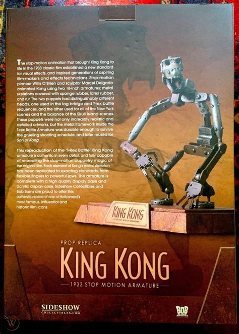 King Kong 1933 Stop-Motion Puppet Armature - Sideshow prop replica ...