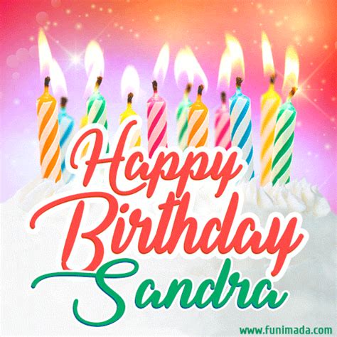 Happy Birthday Sandra Cake Images - Birthday Messages