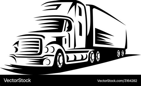 Moving truck Royalty Free Vector Image - VectorStock