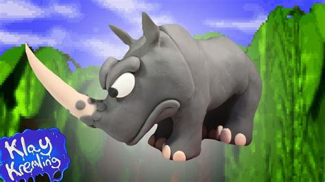 Making Rambi the Rhino from DKC out of Polymer Clay - TWO MINUTE ...