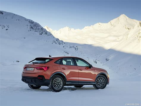 2020 Audi Q3 Sportback (Color: Pulse Orange) - Rear Three-Quarter | Caricos