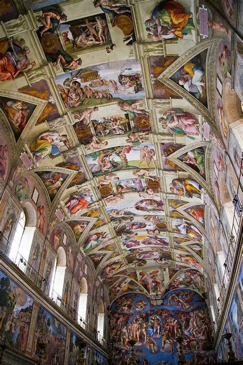 Sistine Chapel Ceiling. Photograph by Mark Williamson