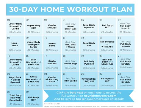 30 Day Hiit Workout Plan Pdf - Infoupdate.org