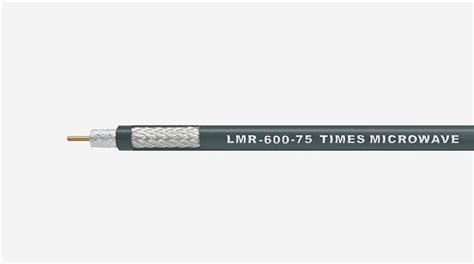 75 Ohm Low Loss Flexible LMR-600-75 Indoor/Outdoor Rated Coax Cable ...