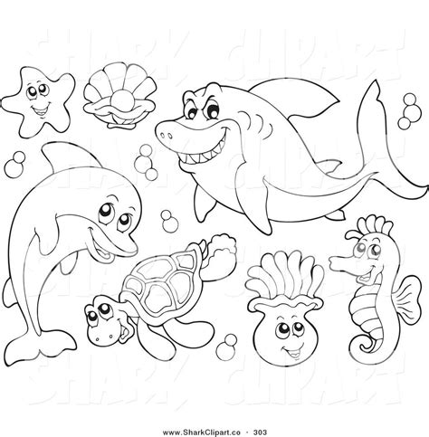 Printable Sea Animals Coloring Pages - prntbl.concejomunicipaldechinu ...