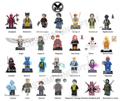 X-Men - Custom Minifigures