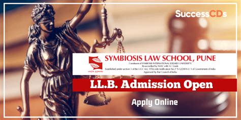 Symbiosis Law School LLB Admission 2022 Application Form, Dates