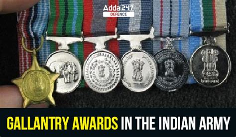 Gallantry Awards in Indian Army, Important for CDS and NDA