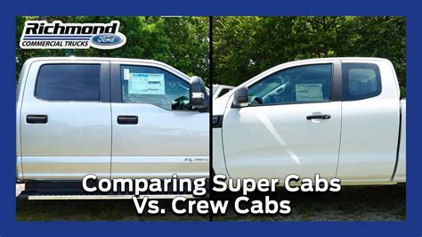 Which Is Bigger: Crew Cab Or Supercab? A Comparison Guide