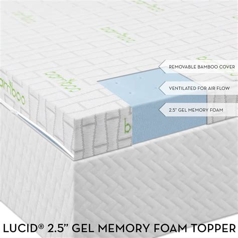 Lucid Gel Infused Memory Foam Mattress Topper Review