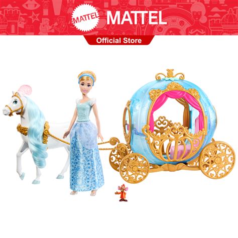 Disney Princess Cinderella's Magical Carriage Playset with Posable ...