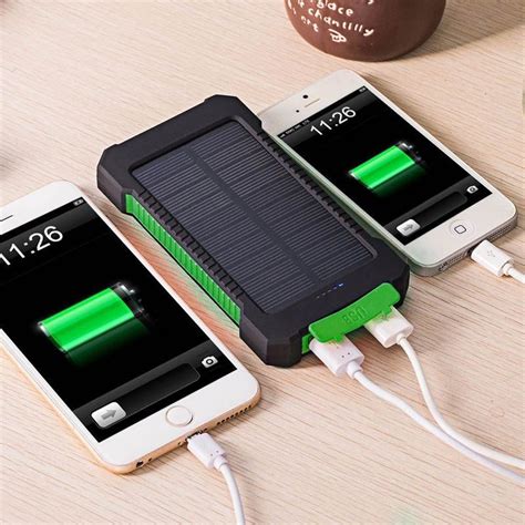 2020 Solar Poverbank Phone For Xiaomi Power Bank Charger Travel ...