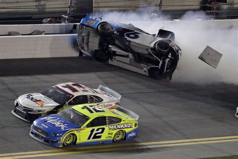 Denny Hamlin wins crash-marred Daytona 500; Ryan Newman hospitalized ...