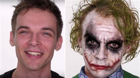 Heath Ledger Joker Makeup