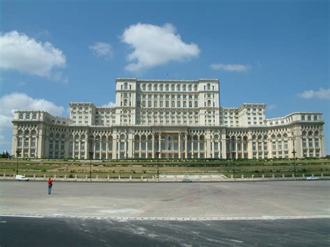 The Palace of Parliament in Bucharest: a huge construction built with ...