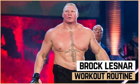 Brock Lesnar's Workout Routine & Diet (Updated 2024) - Jacked Gorilla