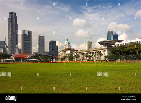 View of Padang, Singapore Stock Photo - Alamy