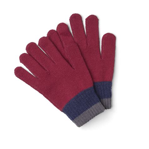 Mosaic Gloves - Red - Quintessential